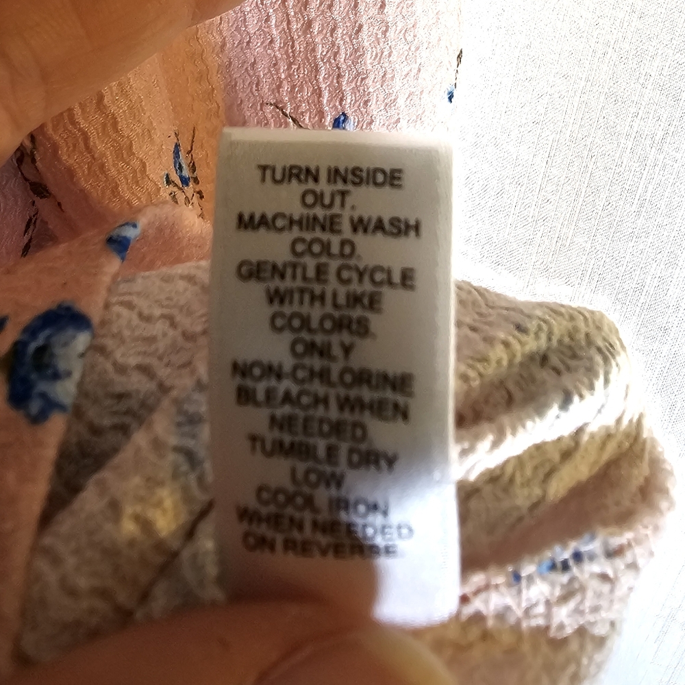 3/$20 Cato L Gathered Neck Floral Top - Picture 6 of 9